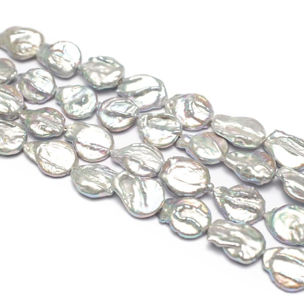 2520 Natural Irregular Cultured Freshwater Pearl Baroque Pearl Beads Loose
